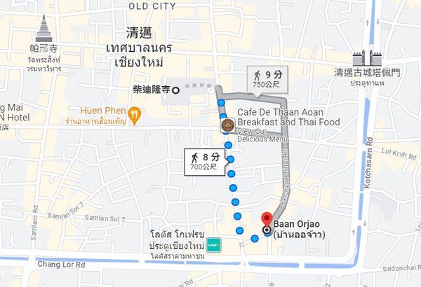 清邁Baan Orjao傳統泰國服裝租借店MAP.jpg