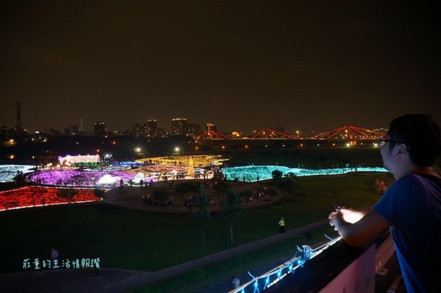 板橋蝴蝶公園夜景