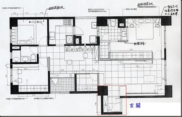 玄關平面圖