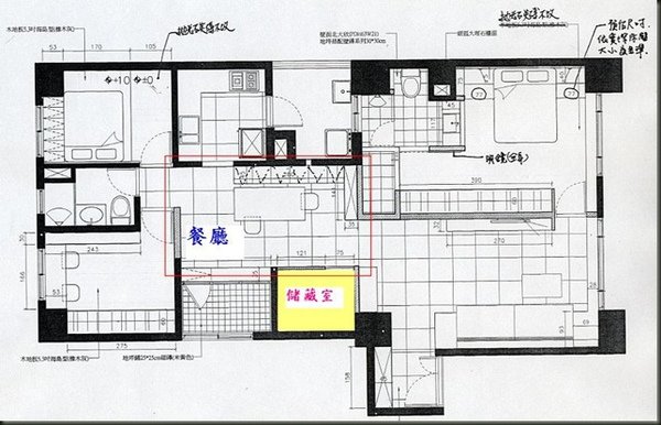 餐廳平面圖