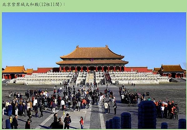 唐代宮廷寺院橫向平行的相鄰支柱的距離稱為「間」，縱向相鄰支柱