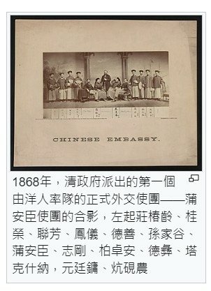 蒲安臣-1867年中國首任使節-蒲安臣使團-Anson Bu