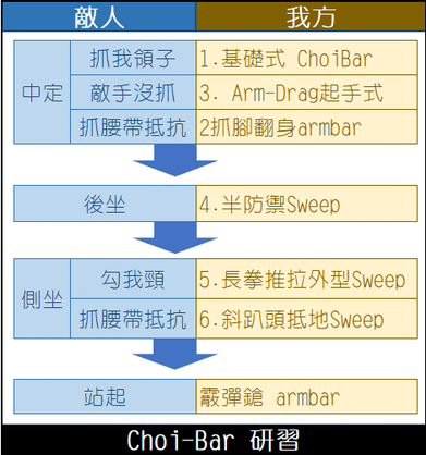 [參訪BJJ] Steve Lin的Choi-Bar研習