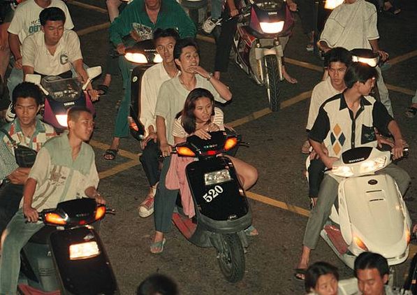 飆車年代-飆車族老照片，1995年