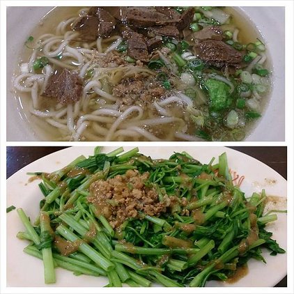 晚餐(勁饗食手工刀切麵-熱河店)