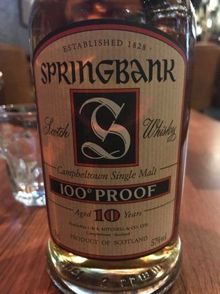 Springbank 10y 100 proof (OB 5