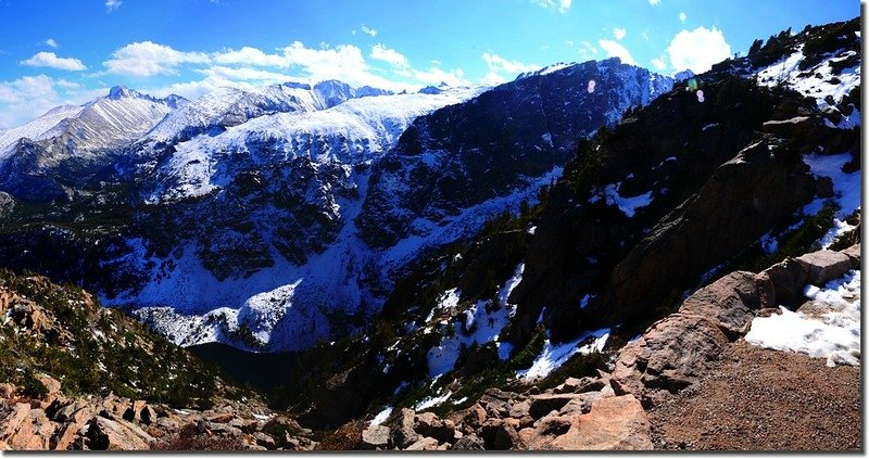 Longs Peak from Emerald Lake Viewpoint 2