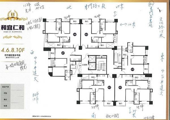 【和宜·仁和】台南東區養生防疫宅預售屋大樓樓層格局圖~薔薇媽媽看屋手札