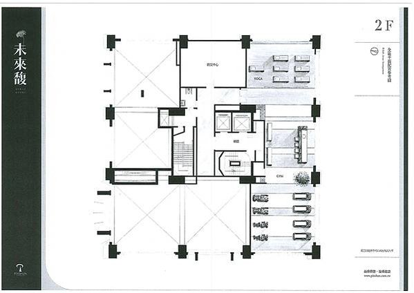 【品舜龍舜建設．未來馥】永康區正核心探索公園旁大樓格局圖2樓公設~薔薇媽媽的看屋手札