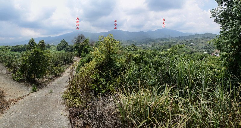 苗圃中心山東峰(雙連山)東邊展望馬克連稜