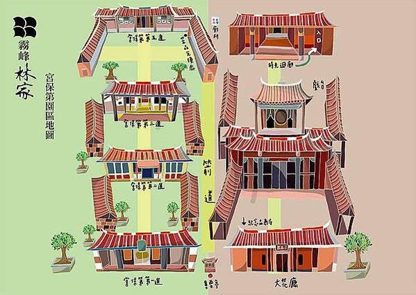 宮保第園區是臺灣僅存的清代一品官員宅第+霧峰林家宅園「頂厝」