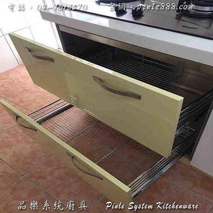 『廚具』『中部廚具』『工廠直營』『系統廚具規劃』『品樂廚具』黃白廚具組❤