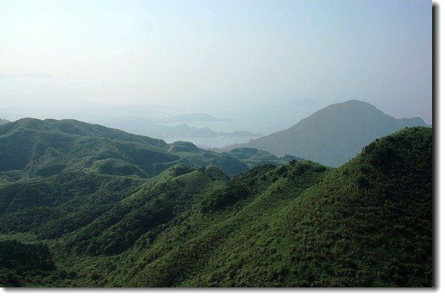 燦光寮山遠眺基隆嶼、深澳坑岬角