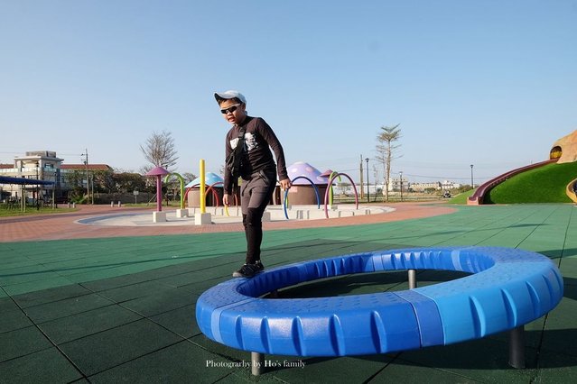 【苗栗獅山親子公園】苗栗獅山多功能運動公園～全台首創火炎山遊戲場！特色溜滑梯、沙坑、戲水池玩水，免費親子一日遊景點40.JPG