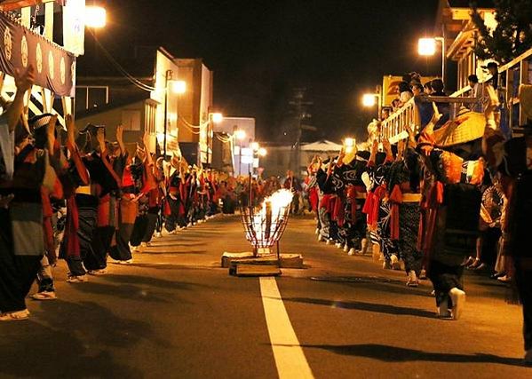 秋田夏祭 七夕繪燈籠祭  竿燈祭  西馬音內盆舞