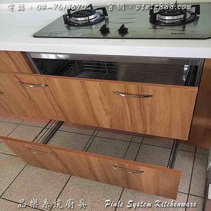 『廚具』『中部廚具』『工廠直營』『系統廚具規劃』『品樂廚具』木紋廚具組❤