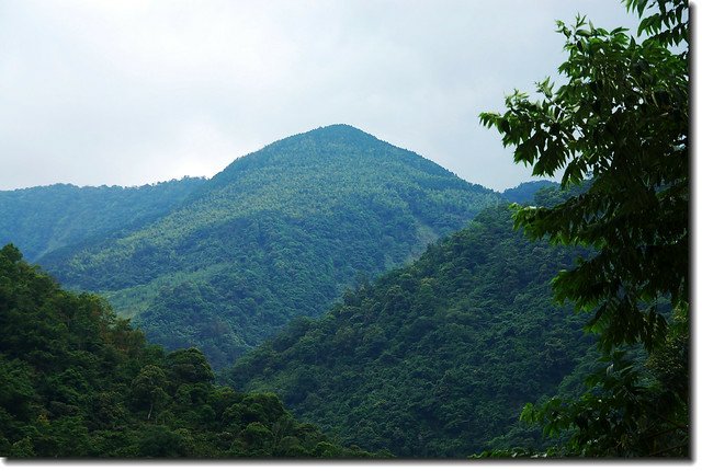 墘溪路遠眺橫屏山