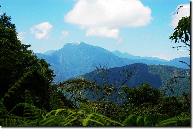 橫屏山北眺守關山、守城大山