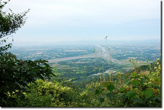 三地山俯瞰賽嘉、隘寮溪流域