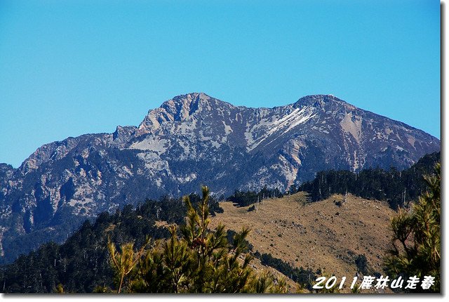 玉山、北峰北北峰(From鹿林山)