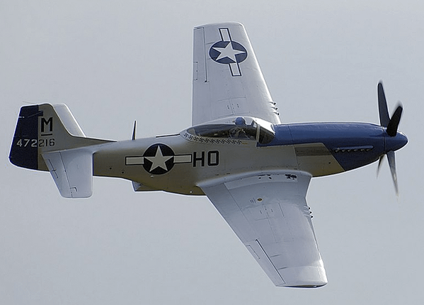 P-51野馬式戰鬥機是美國陸軍航空軍在二次世界大戰期間最有名