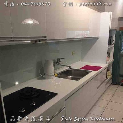 『廚具』『中部廚具』『工廠直營』『系統廚具規劃』『品樂廚具』純白廚具組❤