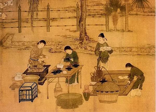 茶道包括茶藝、茶禮、茶境、修道四大要素/禪宗宗門因此將坐禪飲
