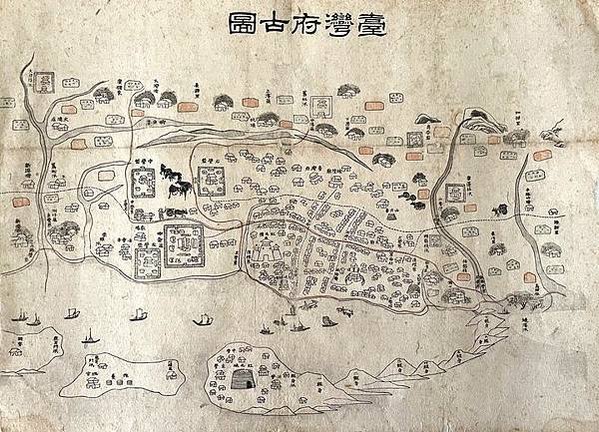 竹北蔴園的開發始於1749年，蔴園正式設庄是1762年/古地