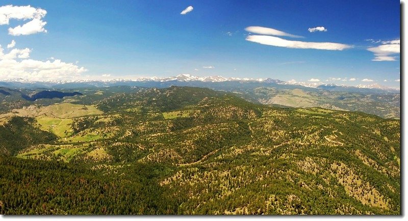 View to west from Bear Peak 2