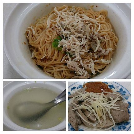 07/25 晚餐(阿財雞絲麵)