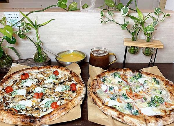 台北蔬食pizza，蔬食三明治｜【Eating Love 酸