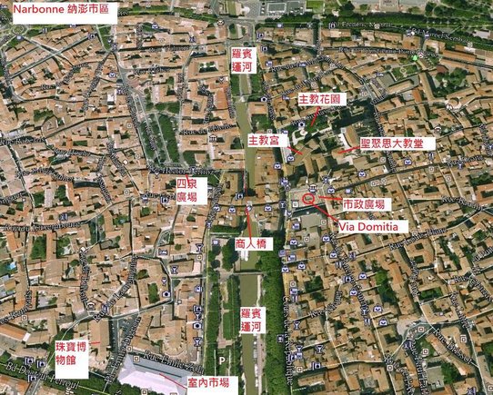 Narbonne City Map