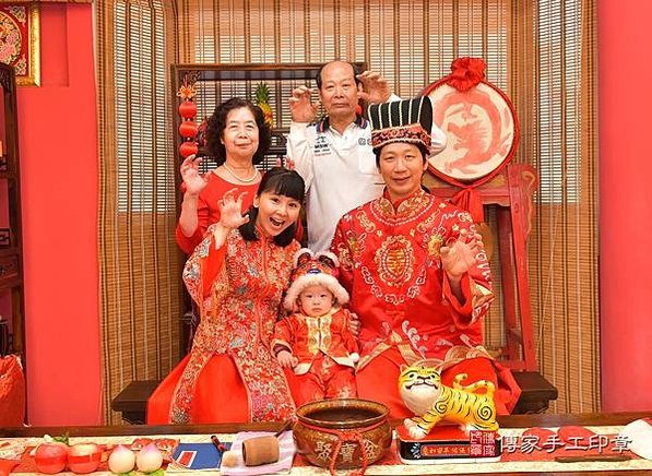 高雄市鳳山區林寶寶古禮抓周祝福活動。2022.02.26 照片14