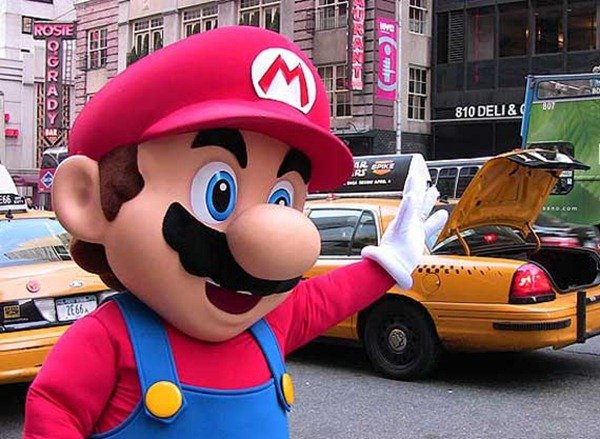 Mario-Hails-A-Cab