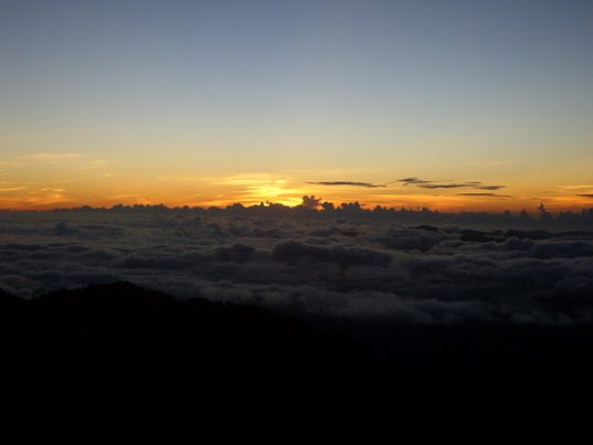 桃山頂的日出!