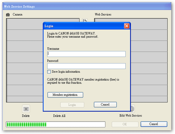 this function cannot be used because your country/region is not supported by the Canon Image Getaway service