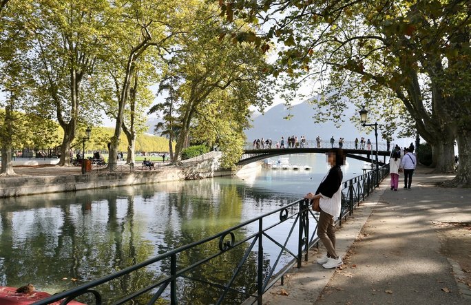法國 安錫Annecy 安錫湖  安錫城堡 愛之橋 島宮 莎