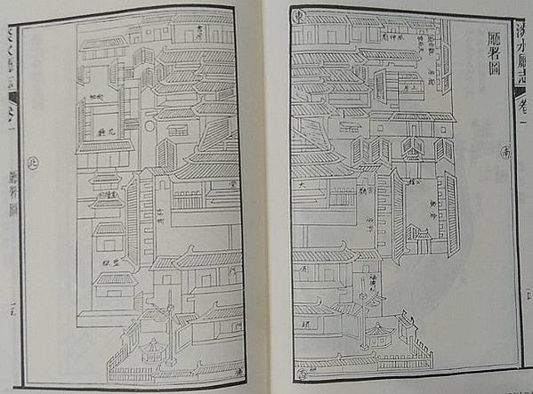 竹塹城-淡水廳，1777年先有武廟(姜太公+關岳帝廟)再有文