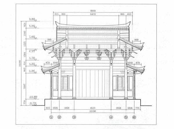 時思寺坐西朝東位於浙江省麗水市元明建築建於（1140年）13