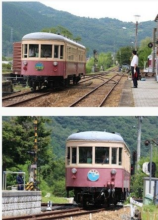 日治時期KiHa 104汽油火車舊照/克難號汽油車