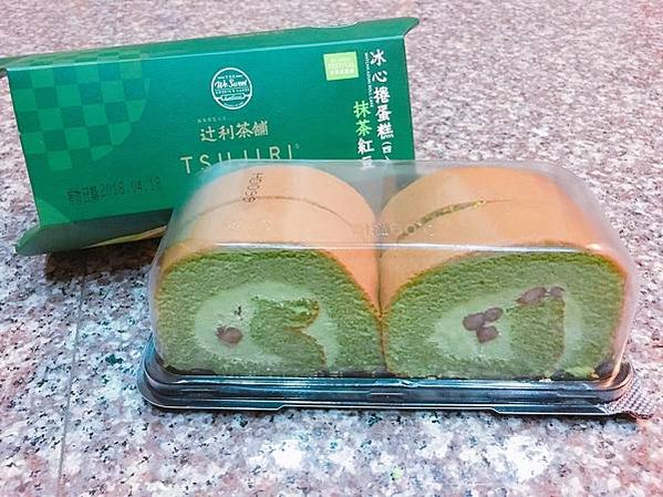 &lt;食記-全聯&gt;抹茶控出動-全聯抹茶紅豆捲蛋糕CP值超高之欲罷