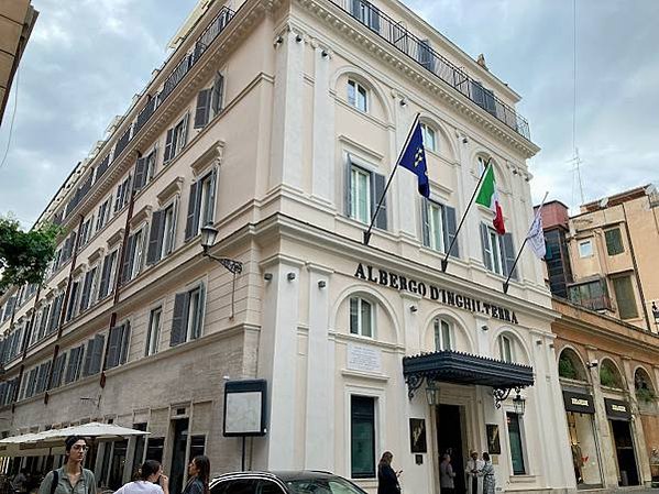 羅馬市中心奢華的五星級飯店 Hotel d&apos;Inghilte