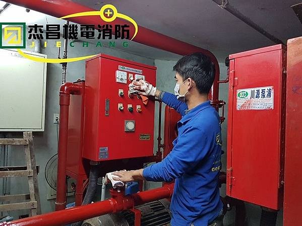 108.01.24中研消防機組除鏽上漆