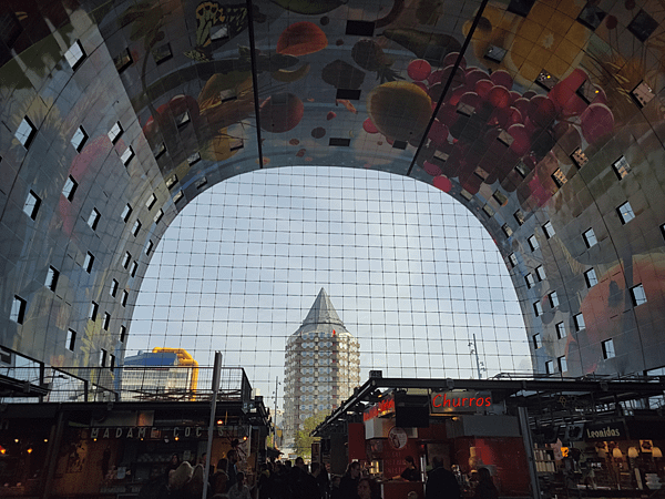 【荷蘭鹿特丹景點】市場大廳 Market Hall、方塊屋 