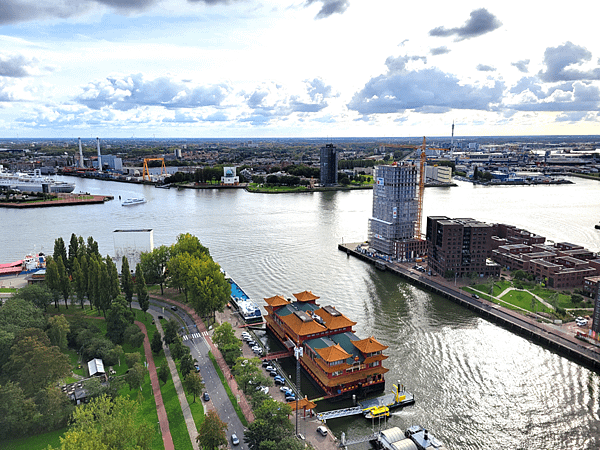 【荷蘭鹿特丹景點】歐洲之桅 Euromast ~ 登到 18