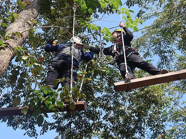 【南投．國姓】泰雅渡假村|走進自然的懷抱、體驗高空繩索挑戰的