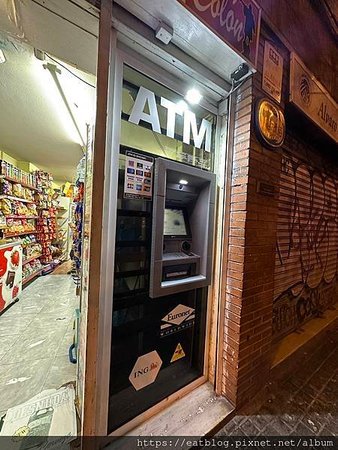 西班牙ATM自動提款機、雜貨店