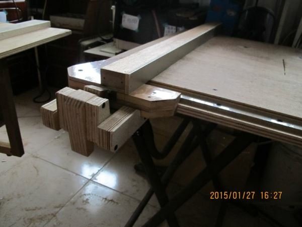 個人簡易工程-第54篇- 鋸台 靠山 設計 製作 （模仿變更