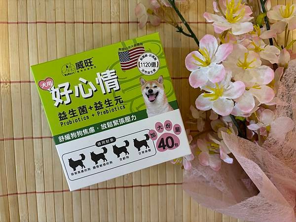 寵物｜保健腸胃放鬆心情！威旺犬用好心情益生菌 挑吃狗狗也喜愛