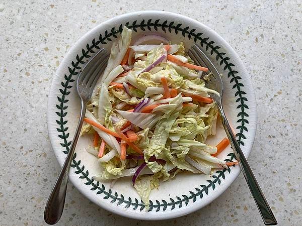 KOKO好食光｜優格芥末涼拌白菜沙拉＿消滅火鍋剩下的大白菜